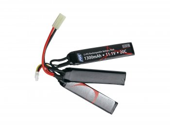 11.1V LI-PO Battery 1300 mAh Tripple-Stick